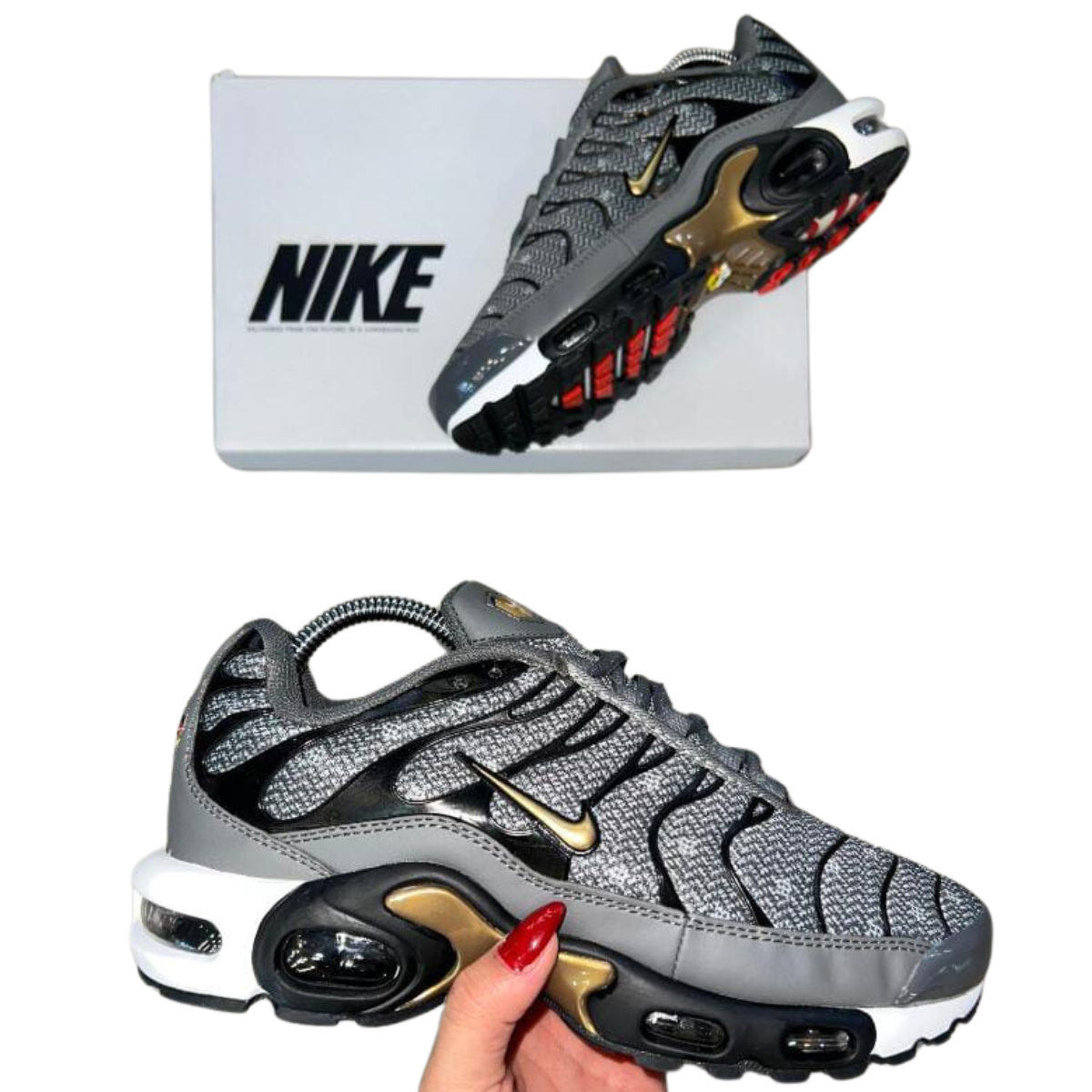 Zapatillas Nike Air Max TN Plus Hombre: La Mejor Opción para Estilo y Comodidad. Si estás buscando el calzado perfecto que combine estilo, comodidad y rendimiento, las zapatillas Nike Air Max TN Plus hombre son la opción ideal para ti. En Onlineshoppingcenterg , entendemos que al comprar zapatillas, no solo buscas un par para caminar, sino también una declaración de moda. En este artículo, te ayudaremos a descubrir por qué estas zapatillas son una inversión inteligente, cómo elegir el modelo perfecto para ti, y cómo puedes aprovechar las ofertas disponibles en nuestra tienda.  ¿Por qué elegir Zapatillas Nike Air Max TN Plus Hombre? Las zapatillas Nike Air Max TN Plus son icónicas por varias razones. Lanzada por primera vez en 1998, este modelo ha captado la atención de atletas y amantes de la moda urbana por igual. Pero, ¿qué hace que las Nike TN sean tan especiales? 1. Tecnología Tuned Air Una de las principales razones por las que los usuarios eligen las Nike Air Max TN Plus es la tecnología Tuned Air . Esta innovación se basa en proporcionar una amortiguación precisa en las zonas donde el pie más lo necesita, reduciendo el impacto de cada pisada y mejorando la estabilidad. Ideal para hombres que buscan zapatillas no solo para el día a día, sino también para actividades deportivas o largas caminatas.  2. Diseño atemporal El diseño de las Nike Air Max TN Plus es simplemente único. Su distintiva estética con líneas fluidas en la parte superior y una suela visible de Air Max las convierte en un modelo reconocible al instante. Ya sea que elijas las clásicas Nike TN blancas o las elegantes Nike TN negras , estarás garantizando un estilo que nunca pasa de moda.  3. Variedad de colores y modelos En Onlineshoppingcenterg , ofrecemos una amplia variedad de Nike Air Max Plus TN , desde los modelos clásicos como el Nike TN Plus 3 hasta las versiones más recientes como las Nike Air Max Plus TN Ultra . Puedes encontrar opciones que se adaptan a tu personalidad y estilo de vida, asegurándote de tener el par perfecto para cualquier ocasión.